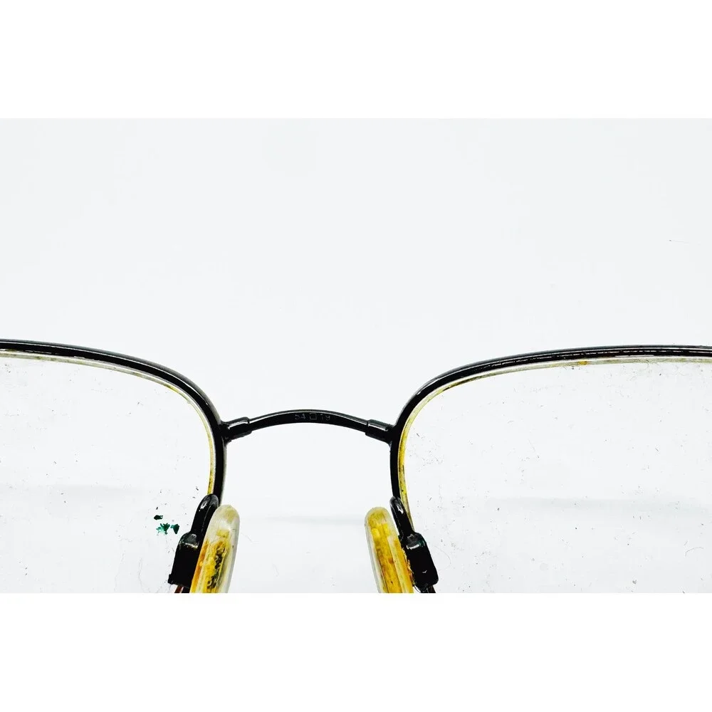 Unbranded Eyeglass Frames Mens Gunmetal Half Rim 2506A 54-19-140